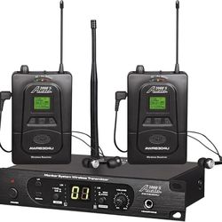 Audio 2000’s Amw6304/U Professional UHF Wireless In-Ear Monitoring System