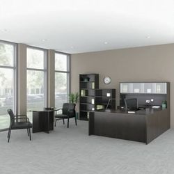 Alera Valencia Series Bookcase - 4 Shelves (Espresso)