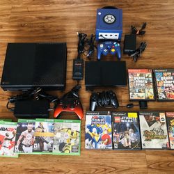 Nintendo GameCube, PS2 PlayStation 2 Slim, Xbox one