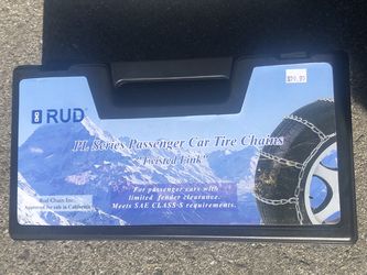 Passenger car tire chains