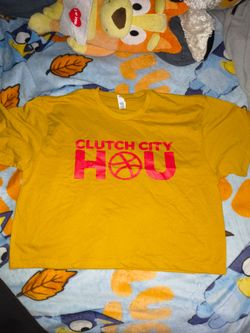 Clutch City HOU Houston Rockets crop top