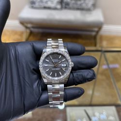 41mm Rolex Datejust w/ Diamond Bezel