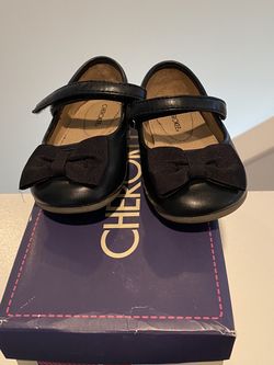 Girls Cherokee Black Dress Shoes