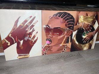 NEW 3 piece canvas set