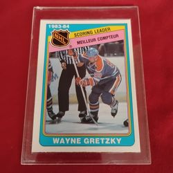 Vintage old 1984 O-Pee-Chee Wayne Gretzky Hockey Card NHL #380