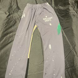 Gallery Dept Purple Flare Sweatpants