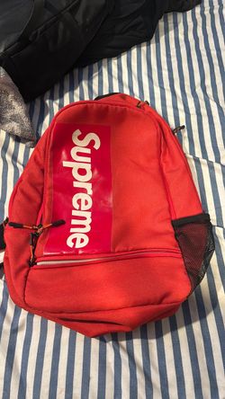 Supreme Box Logo Backpack Red