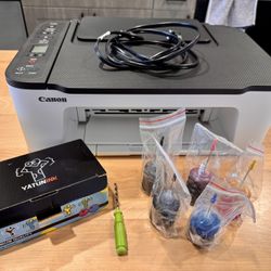Canon Pixma TS3522 Wireless All-in-One Printer + Refill Ink Kit