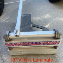 13” Vinyl Flooring Cutter Marshalltown 