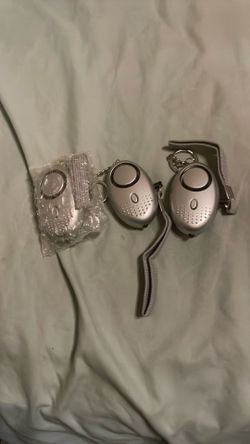 WESUN Personal Alarm Keychain, 130dB Personal Safety Alarms for Women Self Defense, Personal Portable Security Alarms with LED Lights(3Pcs Silve)