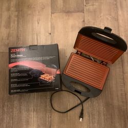 OVENTE Electric Panini Press Grill with Nonstick Plates, LED Indicator Lights, Thermostat Control, Compact Sandwich Maker Perfect for Cooking Breakfas