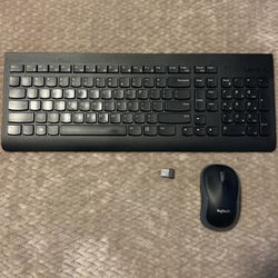 Wireless Keyboard And Mouse With Dongles 