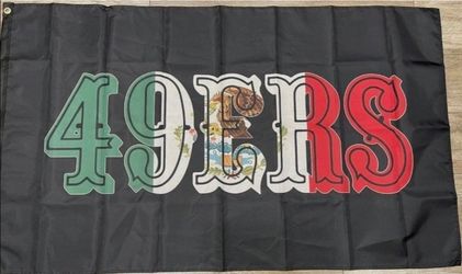 49ers Mexico Flag 5ftx3ft $20 Firm On