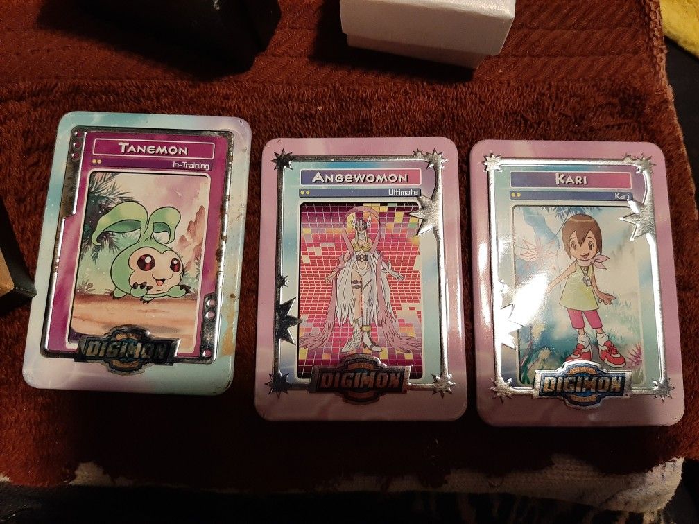 2000,Digimon - Tin Metal Cards