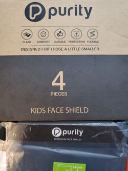 Set a 4 clear face mask... For kids