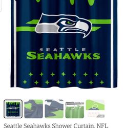 5 Brandnew Shower Curtains, Rod/ Rings 2 Paper Towel Holders 2 Soap Dispenser Ceramic/Silver 