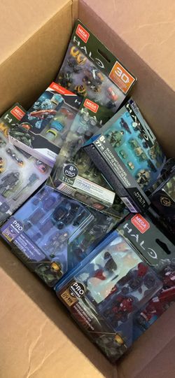 Huge Mega Construx Halo Lot - 17 Retired Sets - Exosuits, Power Packs & Armor