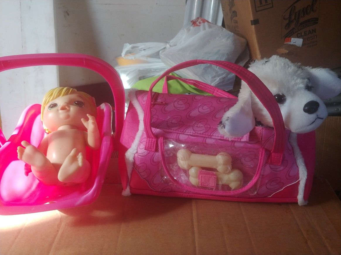 A toys for little girls to play with is puppy or dog