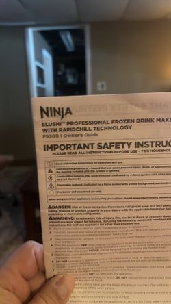 Ninja Slushie Machine