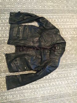 Women's leather jacket
