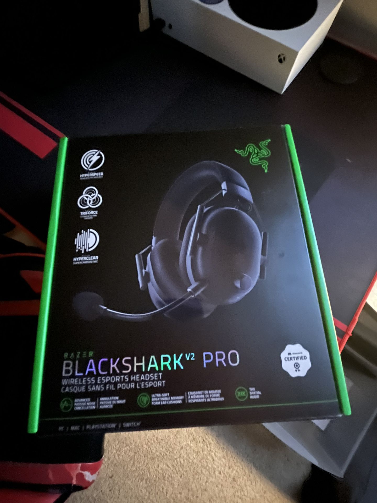 razor black shark v2 pro wireless