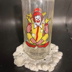 Vintage McDonald's Glass