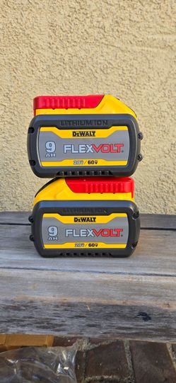 Dewalt 60v Flexvolt Batteries 9.0 Ah Brand New Price For Both
