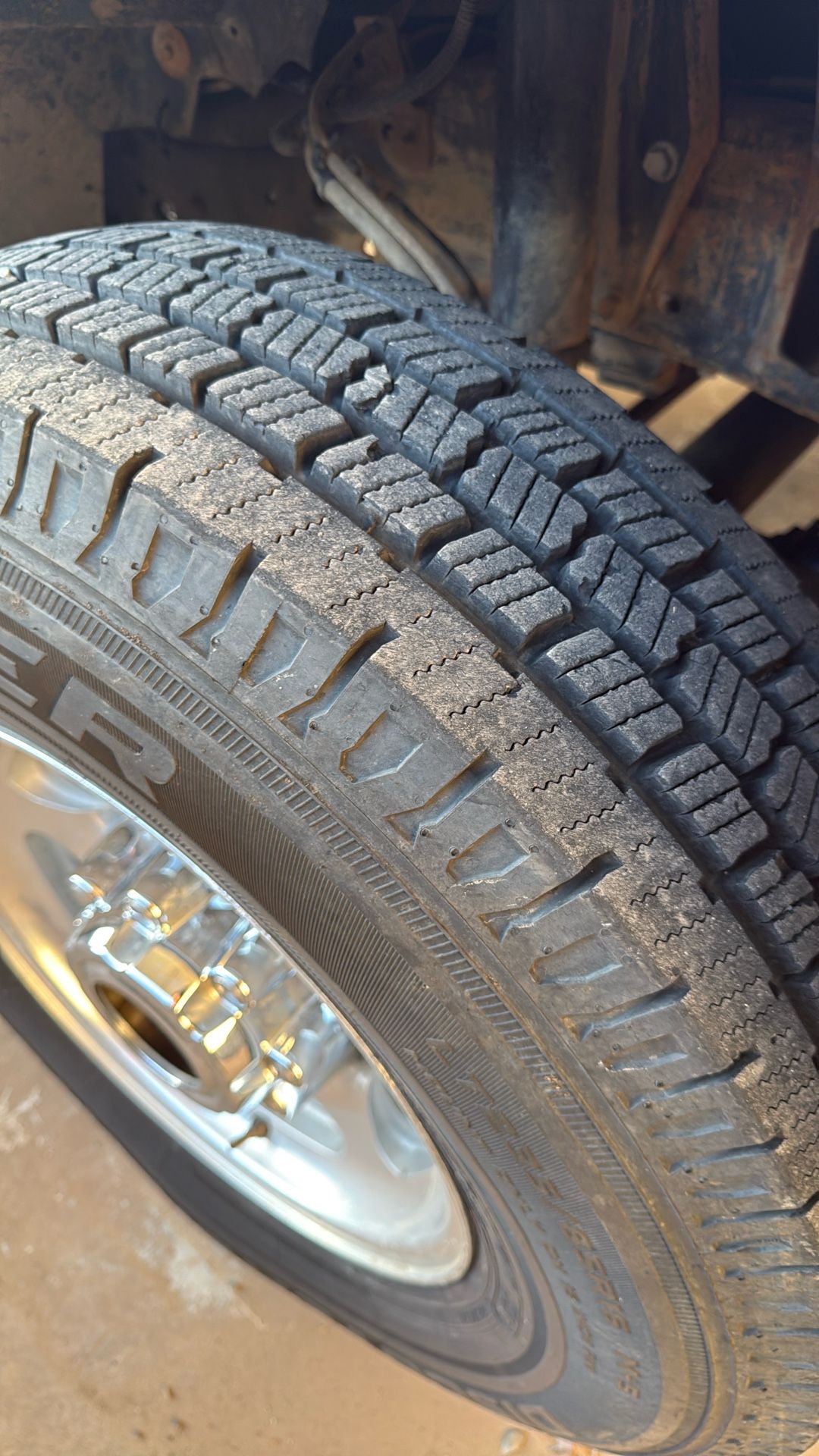 Ford Stock Wheels With Cooper Tires F350 F250
