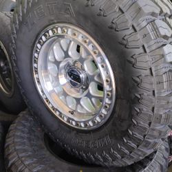 KMC WHEELS 17X8.5 6X139.7 6X5.5 ON 35 12.50 17 ZETA 