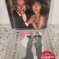 Lady Gaga & Tony Bennet 2 CD LOT: Love For Sale [Target Edition  & Still Sealed] + Cheek To Cheek