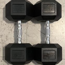 35 Pound Hex Dumbbell Set