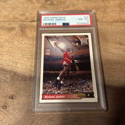 1992 Upper Deck Michael Jordan PSA 8