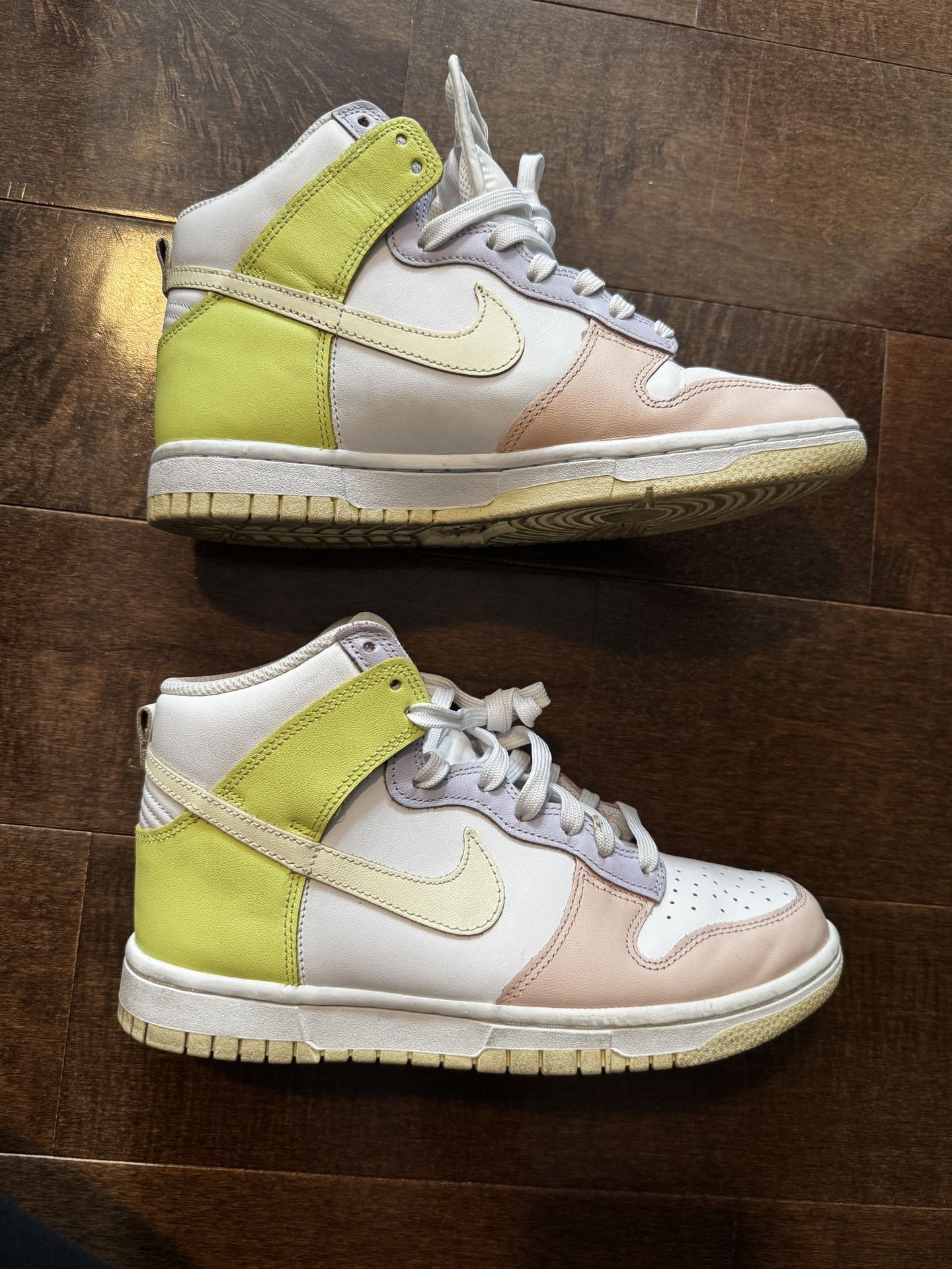 Size 7w - Nike Dunk High Lemon Twist
