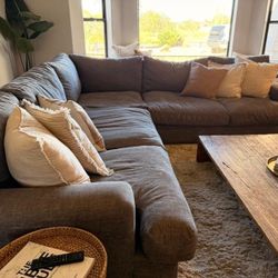 down filled sectional 