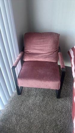 Mauve Velvet Chair