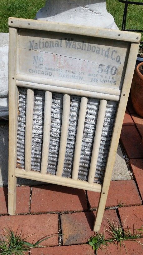 Wood Brass Scrap Board Laundry Room Decor