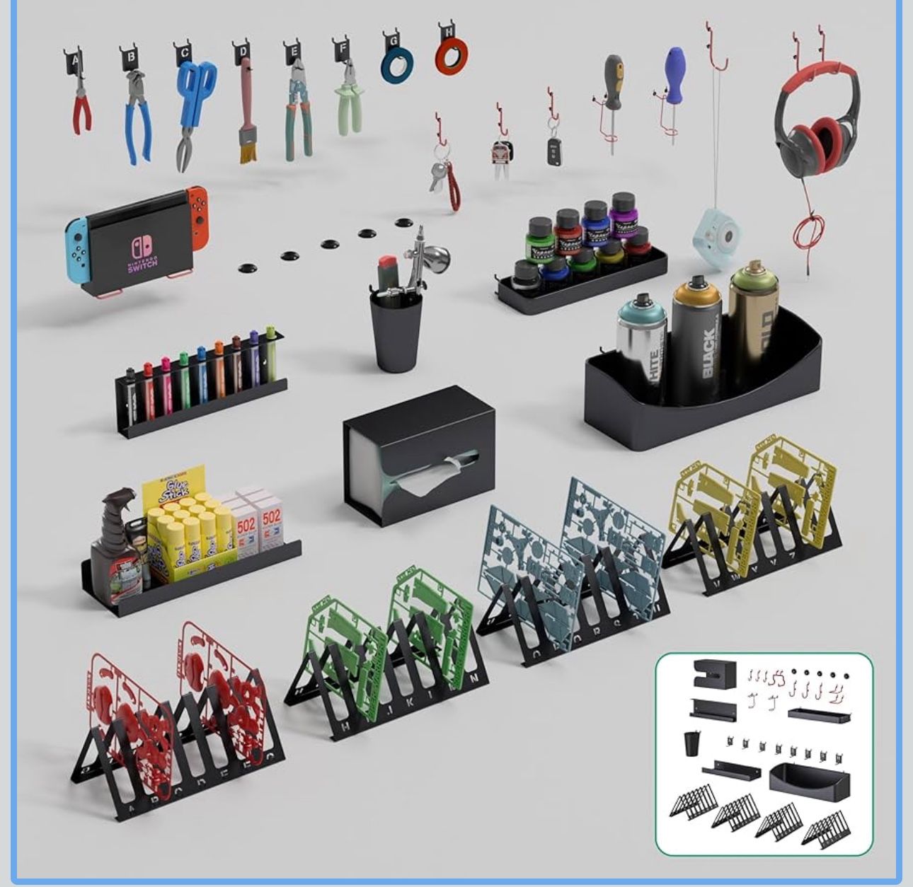 26-Slot Organizer Shelf Stand