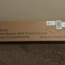 Queen Metal Bed Frame 