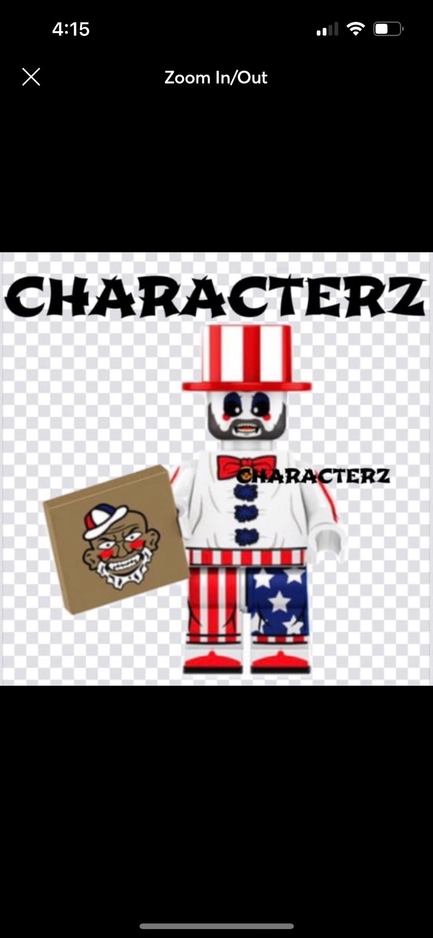 House Of 1000 Corpses Captain Spaulding Horror Minifigure