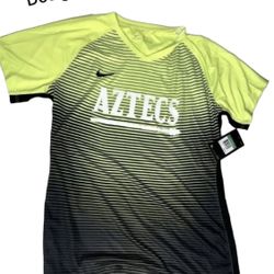 Nike Dri Fit Neon Green Womens Soccer Jersey 
