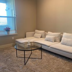 white ikea soderhamn sectional