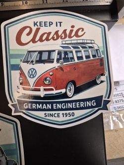 Vintage VW Decal Set (3pk) - Waterproof