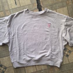 Victoria's Secret Beige Pink Emboidered Sweater