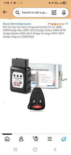 Dodge Ram / Jeep Remote Key Program