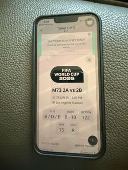 World Cup  ticket
