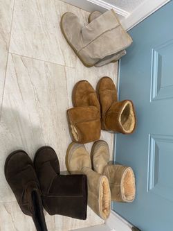 Boots  ,  size  7 1/2   and   8  and  7  ,  for  women  , all for