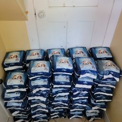 70 New Packs Comfees DriNite S/M 38-65 Lbs Premium Youth Pull-up Diapers 