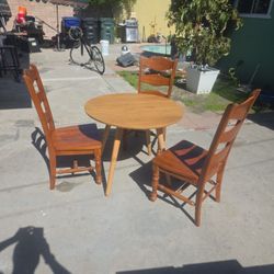 Article Dining Table & Chairs 
