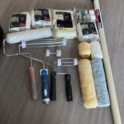 Set Paint Roller Set with Extension Pole