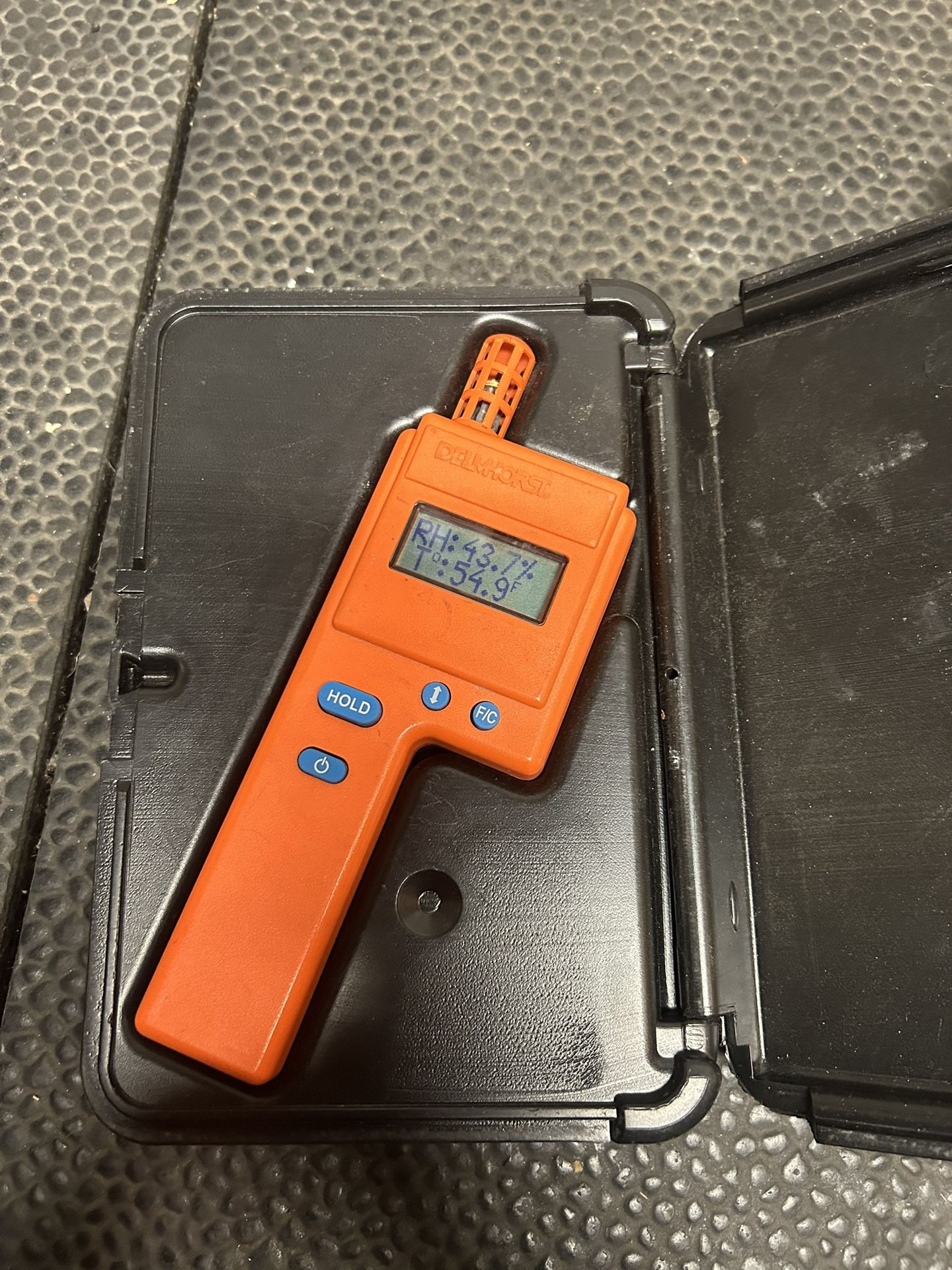 Delmhorst HT-3000 Digital Thermo Hygrometer Read Humidity Temperature Moisture